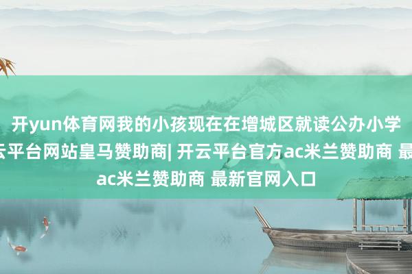 开yun体育网我的小孩现在在增城区就读公办小学六年事-开云平台网站皇马赞助商| 开云平台官方ac米兰赞助商 最新官网入口