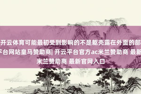 开云体育可能最初受到影响的不是躯壳露在外面的部分-开云平台网站皇马赞助商| 开云平台官方ac米兰赞助商 最新官网入口